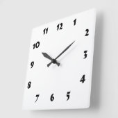 Veranderlijk Genummerde Witte Klok (Hoek)