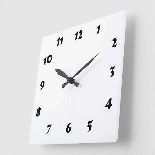 Veranderlijk Genummerde Witte Klok (Hoek)