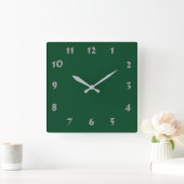 Veranderlijke Genummerde Altijdgroene Groene Klok (Huis)