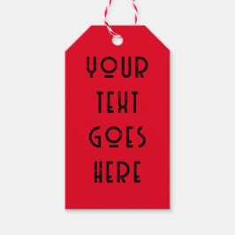 veranderlijke jouw tekst hier persoonlijke art dec cadeaulabel