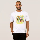 Verandert kleurrijke T-shirt (Voorkant volledig)