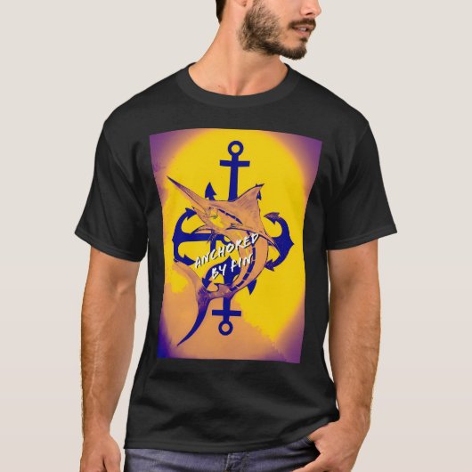 Verankerd door Fin T-shirt (Voorkant)