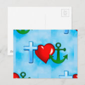 verankerd door jesus briefkaart (Voorkant / Achterkant)
