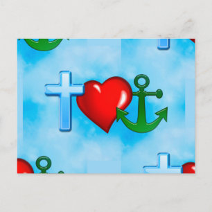 verankerd door jesus briefkaart