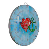 verankerd door jesus dartbord (Voorkant Links)