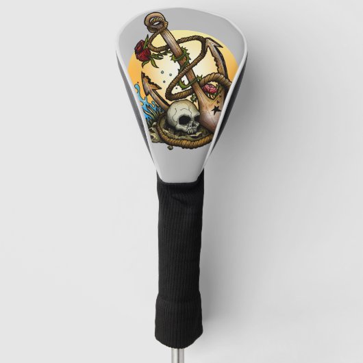 Verankerd Golfheadcover (Voorkant)