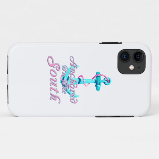 Verankerd in de Zuidpool Case-Mate iPhone Case (Achterkant (horizontaal))