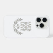 Verankerd in Genade - iPhone 15 Pro hoes Hoesje (Achterkant horizontaal)