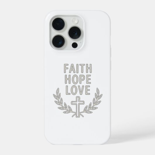 Verankerd in Genade - iPhone 15 Pro hoes Hoesje (Achterkant)