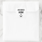 Verankerd in Hem Christelijke Sticker (Tas)