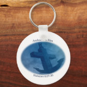 Verankerd in hem sleutelhanger (Voorkant)