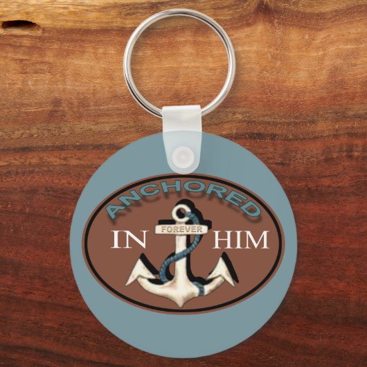 Verankerd in Him Sleutelhanger (Voorkant)