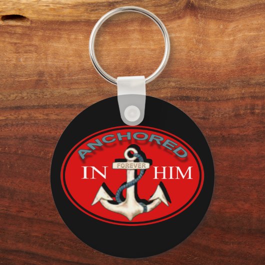 Verankerd in Him Sleutelhanger (Voorkant)