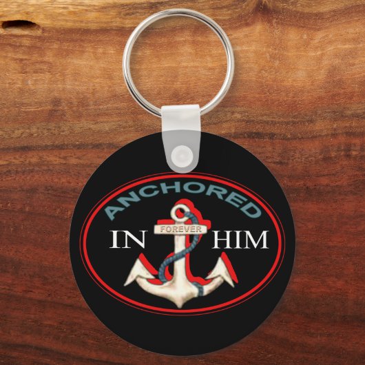 Verankerd in Him Sleutelhanger (Voorkant)