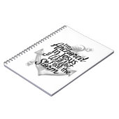 Verankerd in Jezus Schrift Kustkust Christelijk Notitieboek (Linkerzijde)