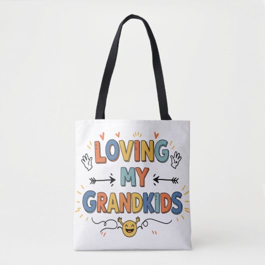 Verankerd in liefde: het standvastige hart van fam tote bag (Voorkant)