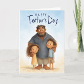 Verankerd in liefde Vaderdag Kaart (Voorkant)