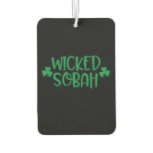 Verankerd in Sobriety EN Wicked Sobah Air Freshner Luchtverfrisser (Achterkant)