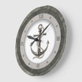 Verankerd in steen grote klok (Hoek)