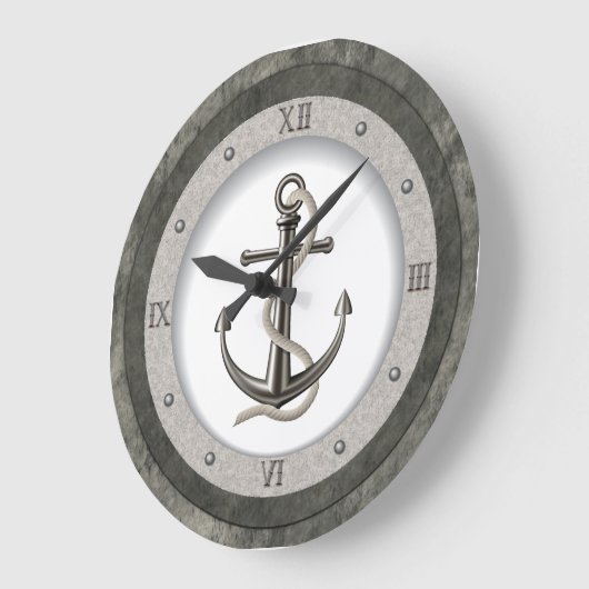 Verankerd in steen grote klok (Hoek)