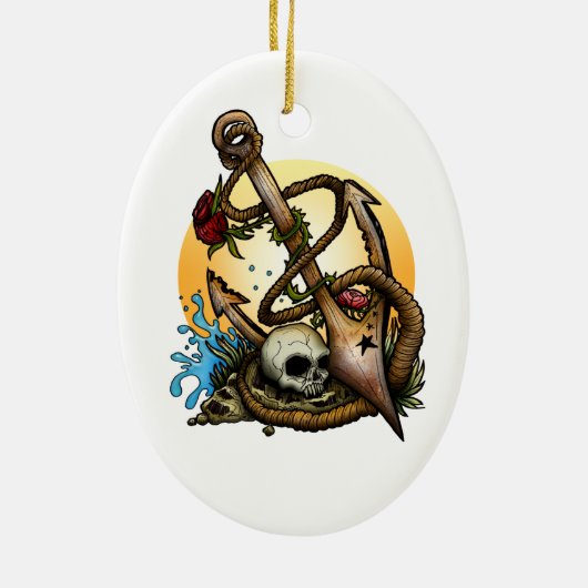 Verankerd Keramisch Ornament (Achterkant)