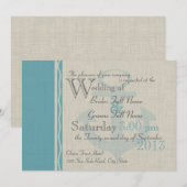 Verankerd met liefde Ocean Side Wedding Kaart (Voorkant / Achterkant)