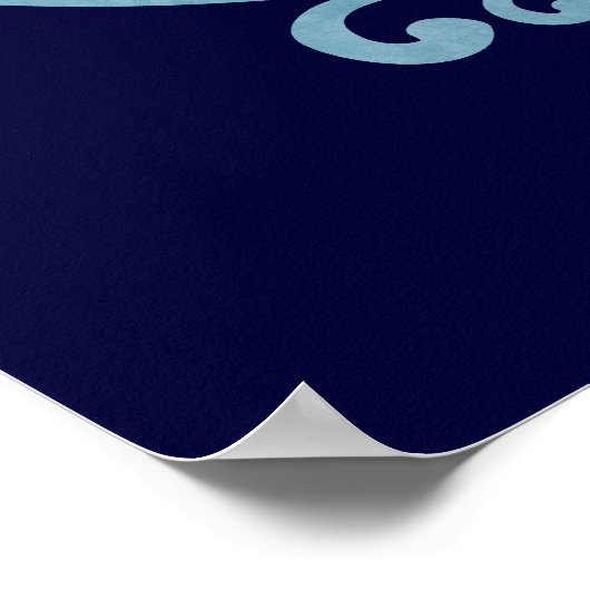 Verankerd Poster (Hoek)