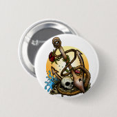 Verankerd Ronde Button 5,7 Cm (Voorkant /achterkant)