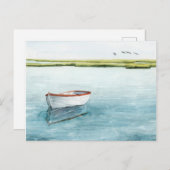 Verankerde bay I Briefkaart (Voorkant / Achterkant)