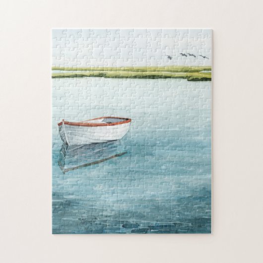 Verankerde bay I Legpuzzel (Verticaal)