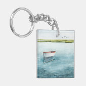 Verankerde bay I Sleutelhanger (Voorkant Links)