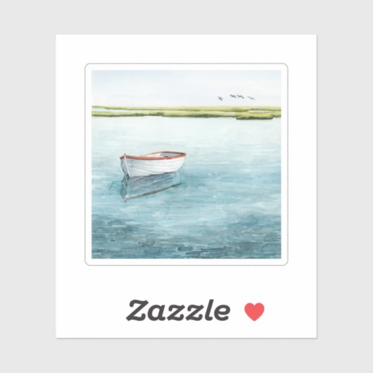 Verankerde bay I Sticker (Vel)