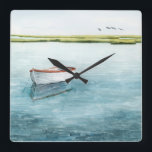 Verankerde bay I Vierkante Klok<br><div class="desc">Verankerde Bay I van Grace Popp</div>