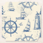 Verankerde Bliss-servetten Kartonnen Onderzetters (Voorkant)