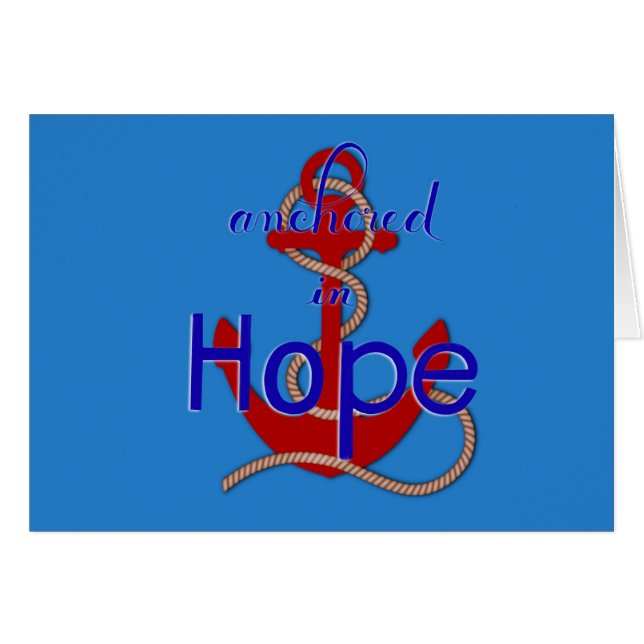 Verankerde kaart (Voorkant Horizontaal)