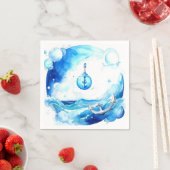 Verankerde liefde nautische jongen Baby shower Servet (Insitu)