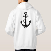 Verankerde trui hoodie (Achterkant)