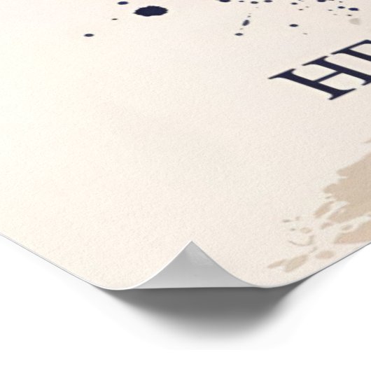 Verankerde ziel Hebreeën 6:19 Bijbelvers Poster (Hoek)