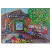 Verankering Bezoekerscentrum snijplank (Voorkant)