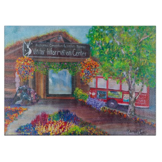 Verankering Bezoekerscentrum snijplank (Voorkant)