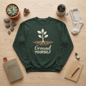 Verankering Mindfulness Plant Wortels Trui