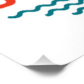 Verankeringspunten onderaan Boating Drink Perfect Poster (Hoek)