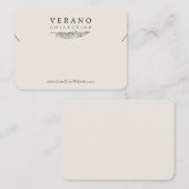 Verano Mighty Bracelet/Anklet Horizontal Visitekaartje (Voorkant / Achterkant)