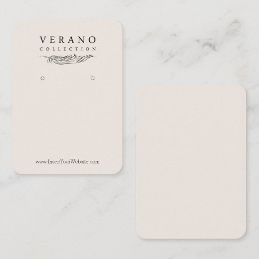 Verano Mighty die Verticaal Visitekaartje (Voorkant / Achterkant)