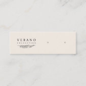Verano Mini die horizontaal ligt Mini Visitekaartje (Voorkant)