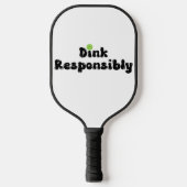 Verantwoord drinken - Grappig Pickleball cadeau Paddle (Voorkant)