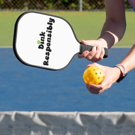 Verantwoord drinken - Grappig Pickleball cadeau Paddle (Insitu)