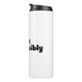 Verantwoord drinken - Grappig Pickleball cadeau Thermosbeker (Geroteerd rechts)