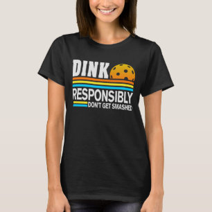 Verantwoord drinken word niet kapot geslagen leuke t-shirt