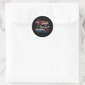 Verantwoorde wetten redden levens ronde sticker (Tas)